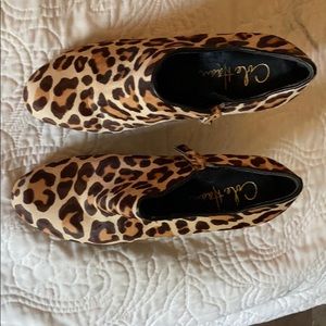 Cole Hahn Nike air Talia lepard  booties